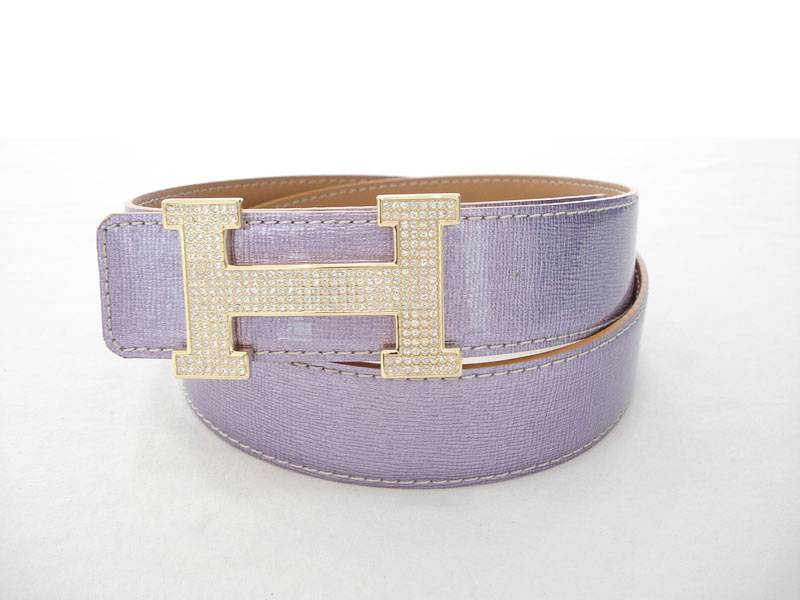 Hermes Belt 2009 purple